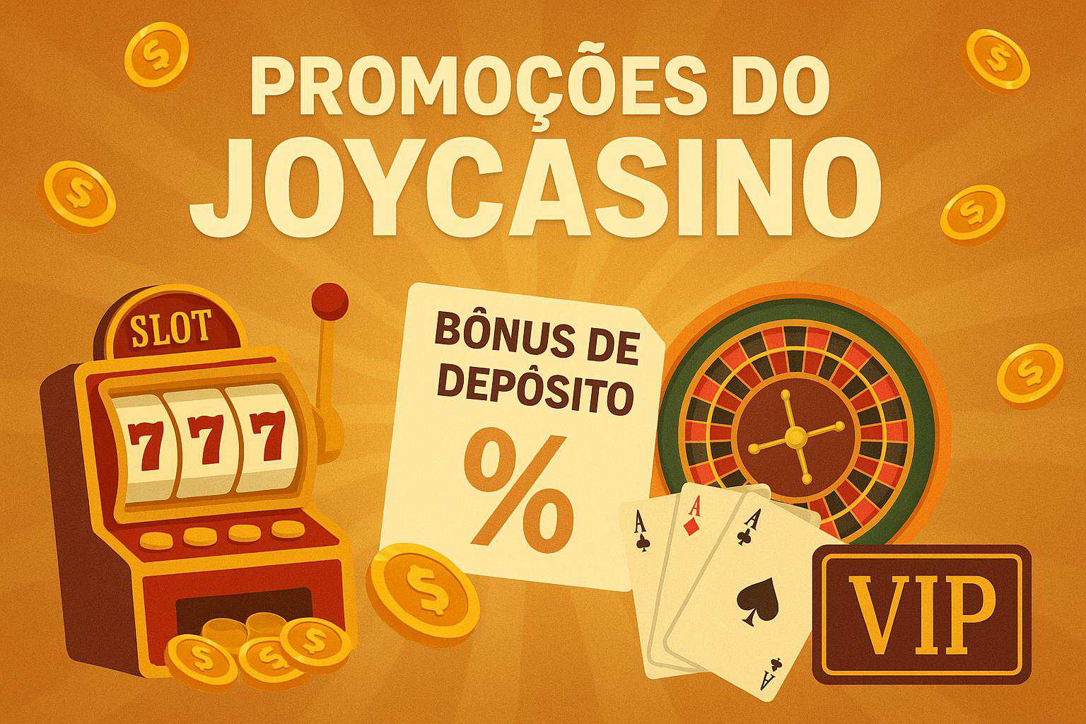 O bônus promocional JOYCASINO é uma ótima maneira de começar sua aventura