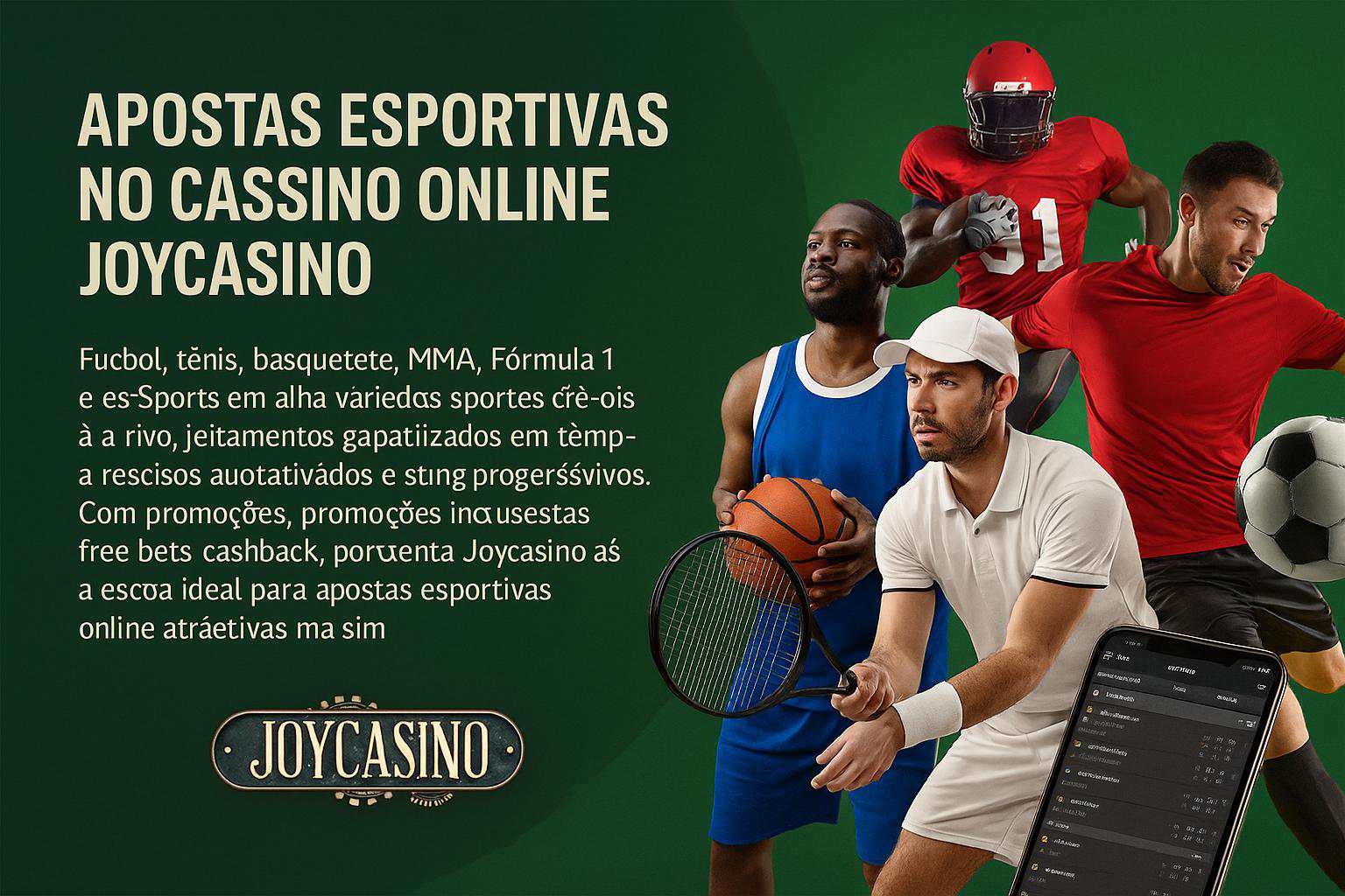 Apostas esportivas no cassino online JOYCASINO  