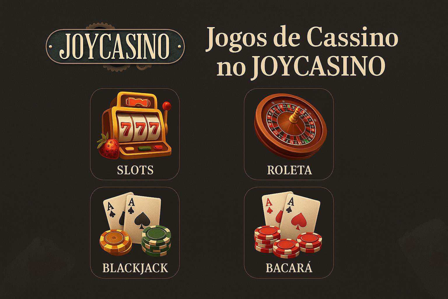 Jogos de cassino online inovadores e emocionantes na JOYCASINO